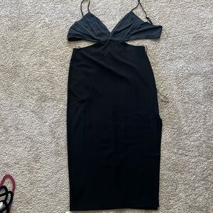 Abercrombie & Fitch Midi Black Dress